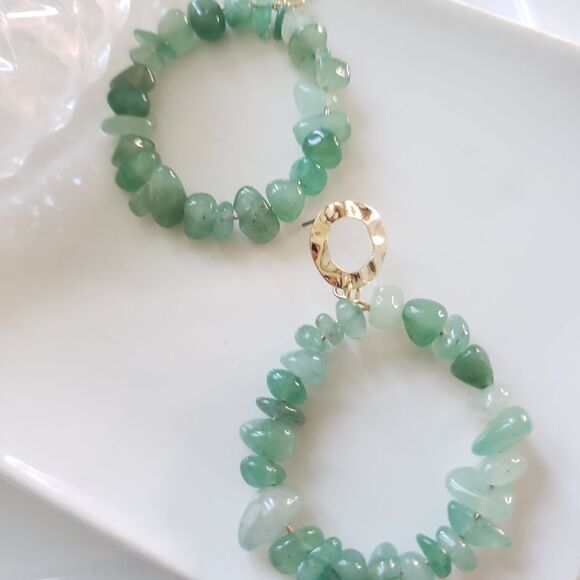 New! FP Raw Stone Earrings - Picture 8 of 15